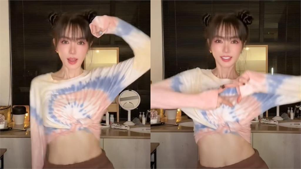 51歲謝金燕「雙丸子頭」逆齡辣舞　他逆風「回1字」逼出姐姐笑噴：你有種…