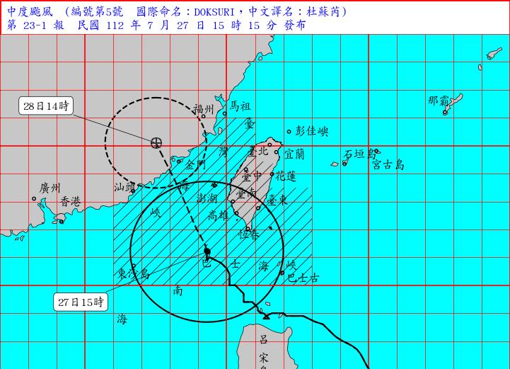 快新聞／杜蘇芮組織重整中驚見「雙眼牆」　西南部風雨愈晚愈強