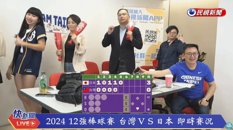 12強賽獨家/就是挺台灣隊!王義川揪這3人「集體嗨跳三振舞」畫面曝光