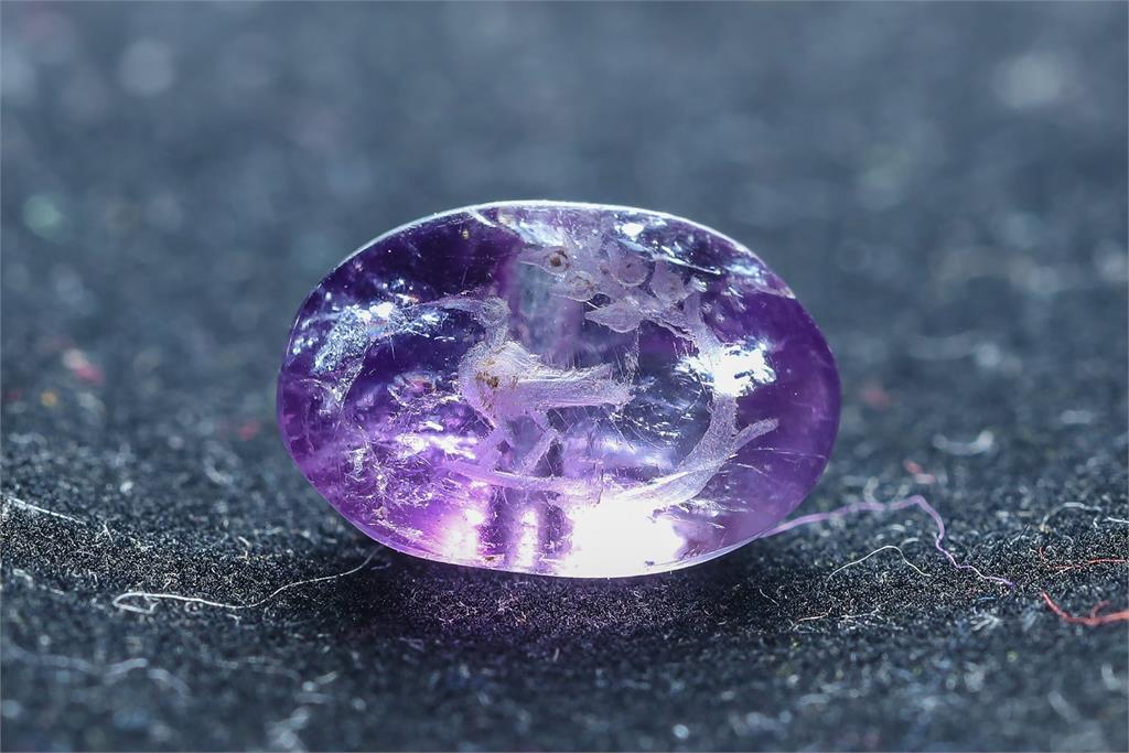 2000年前紫水晶被挖出！刻上1隻鳥還有1「不常見植物」