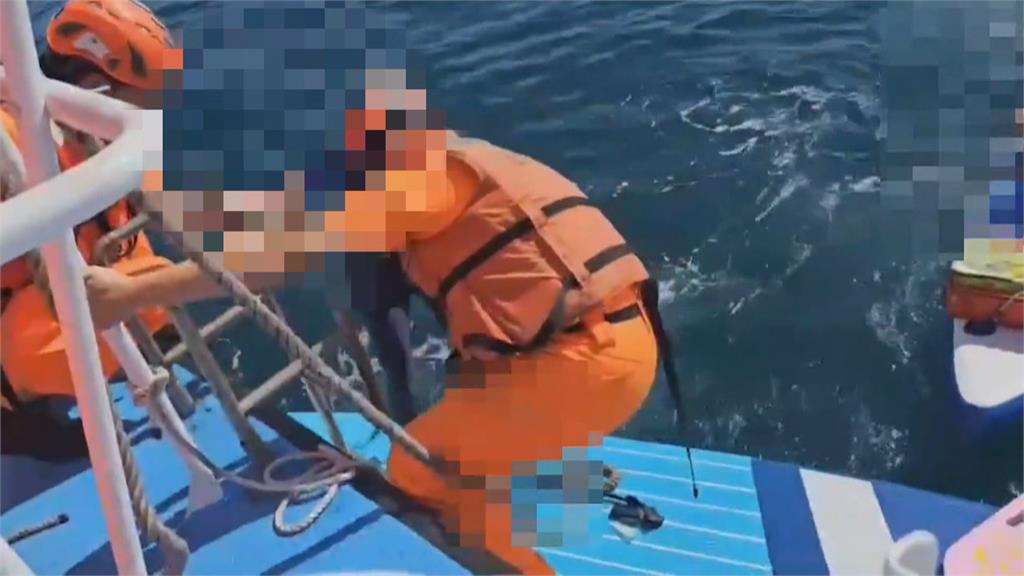 深澳象鼻岩玩SUP驚魂　體力不支險回不來！　3人1犬平安獲救