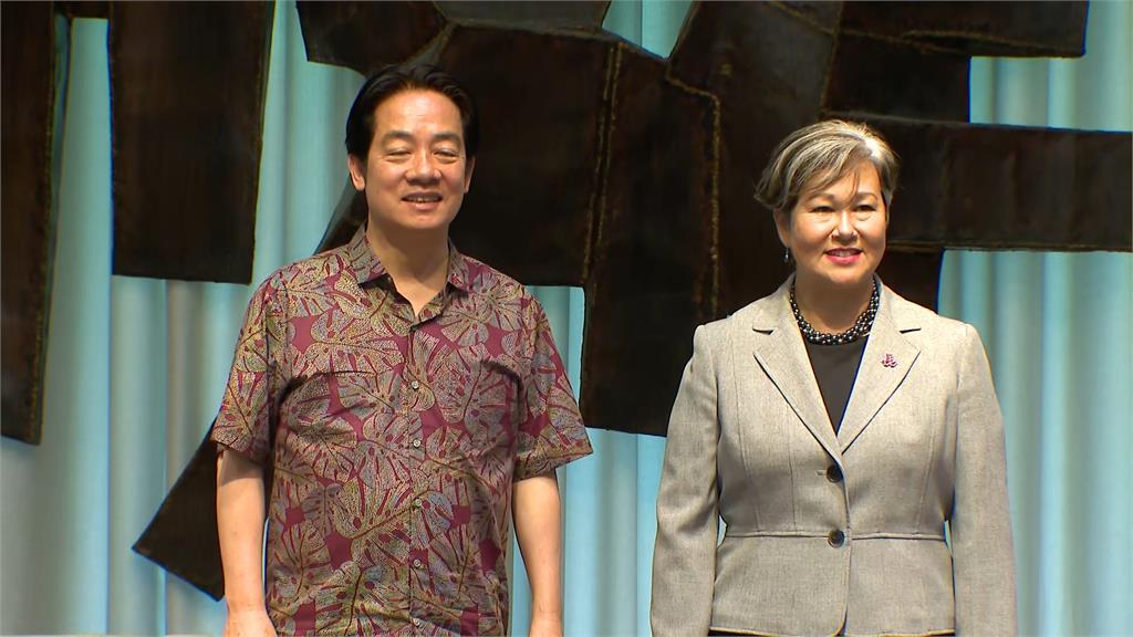 賴總統出訪友邦過境夏威夷 報紙頭版稱呼「台灣總統」