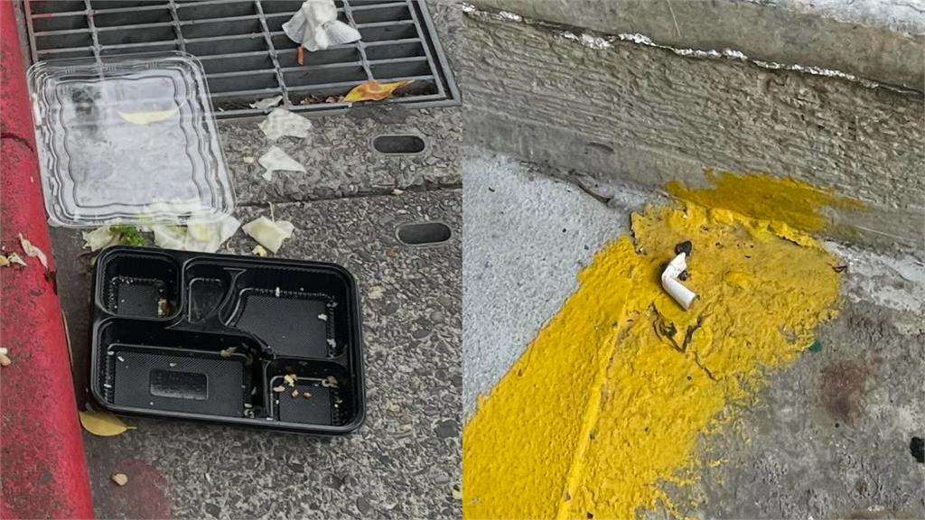 國民黨全代會校園「遍地菸蒂」！狼狽畫面曝光…網揪「鄭麗文1守則」狠打臉