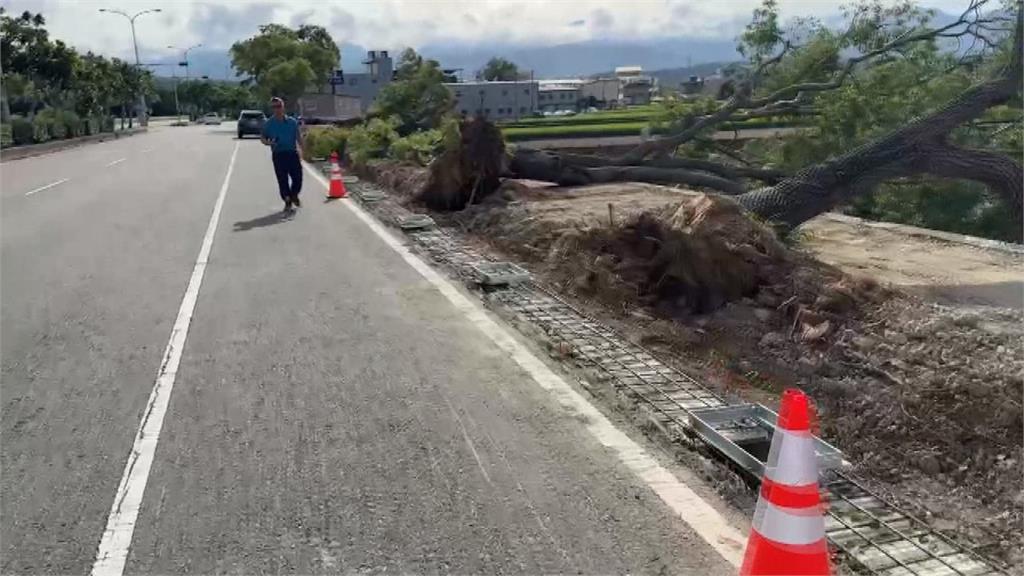 東北季風發威！苗栗傳風災　　整片落地窗玻璃碎裂　框架也吹落