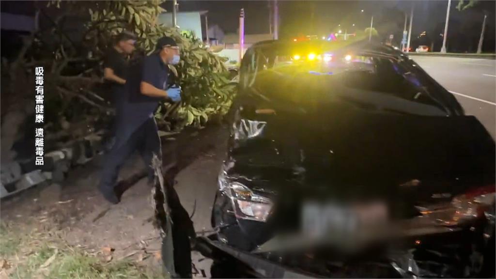 競速？台中2死車禍　倖存乘客呈愷他命陽性車內搜出毒品