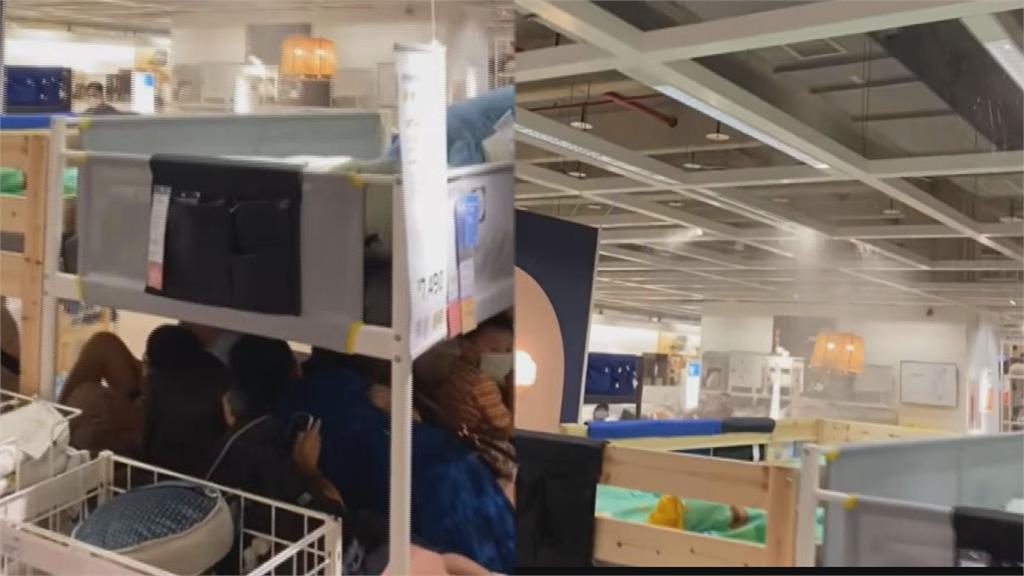 強震來襲！逛新莊IKEA突狂搖　民眾擠樣品床急避難驚險瞬間瘋傳