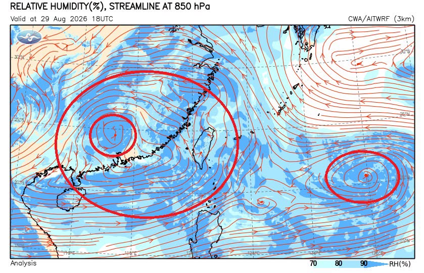 沙德爾沒散「竟又鬼尻回台灣」！氣象粉專急點名「5地區坐穩」劇烈炸雨恐來了