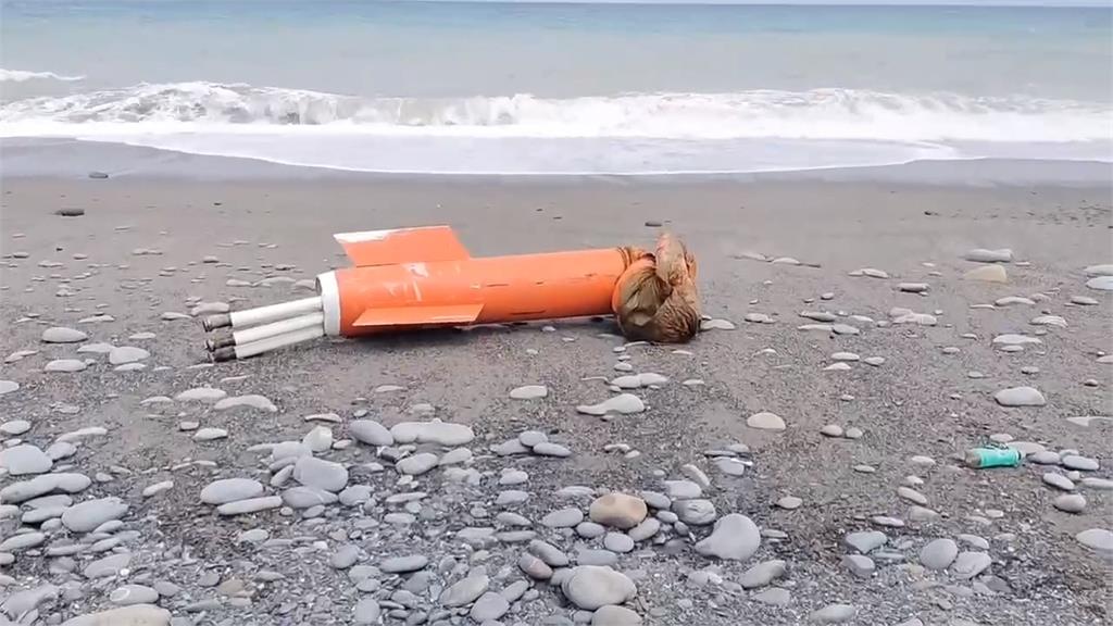 台東南田海邊不明「橘色物體」　陸軍證實為「空中靶彈」無危險性