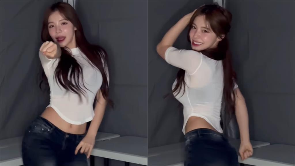 李多慧辣穿透膚衣「黑Bra現形」性感熱舞！「13秒晃片」曝光網暈爛：好甜