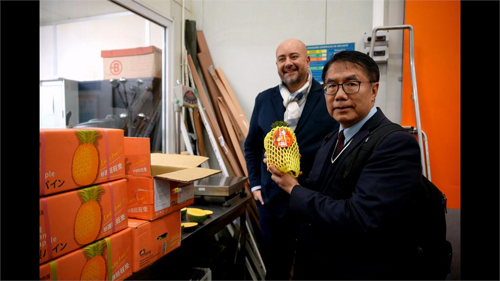 開拓台南農產新通路！　黃偉哲率團赴法國批發市場推廣水果