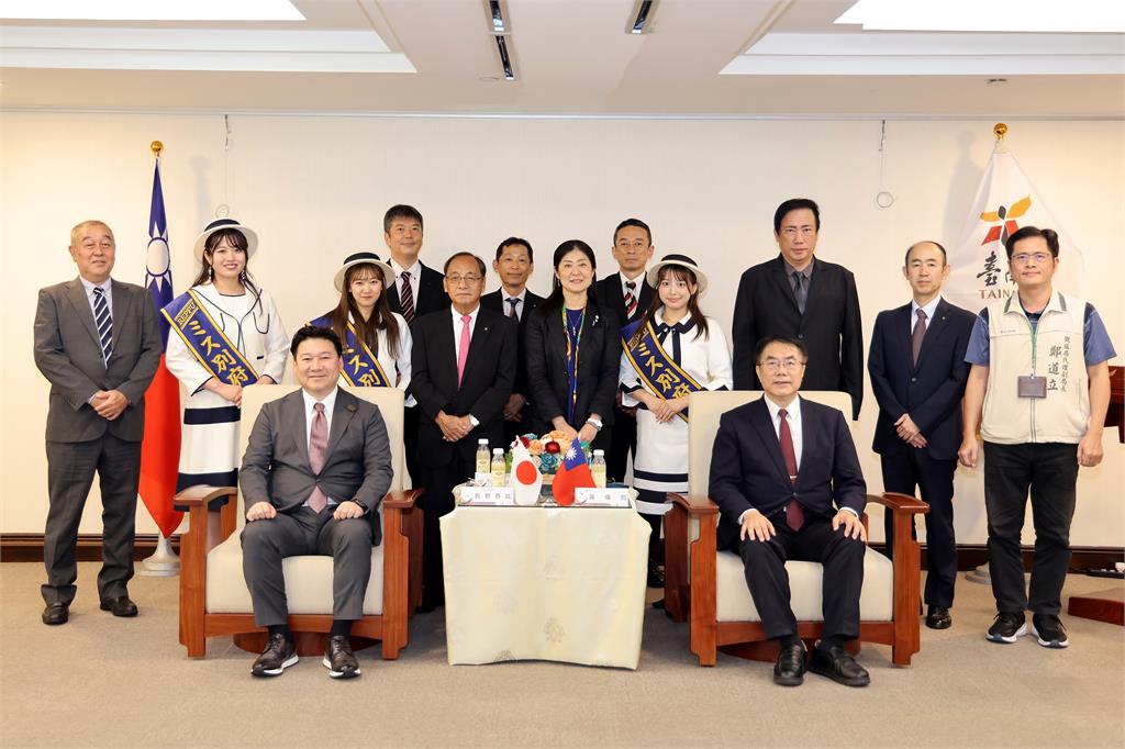 日本大分縣別府市長率團訪台南 盼增觀光教育交流
