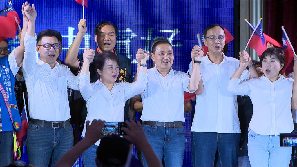 侯友宜台中造勢登場 盧秀燕力挺:Never give up