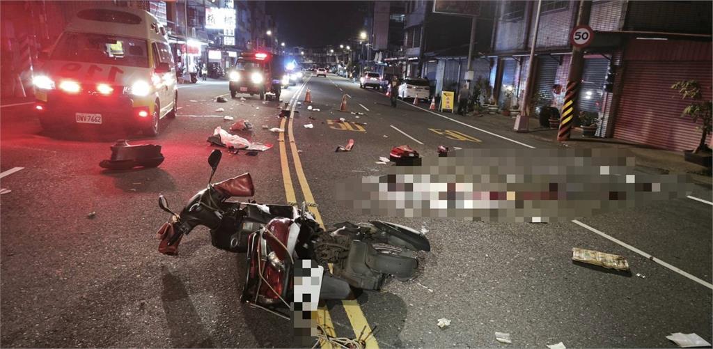 嘉義縣阿里山公路死亡車禍 女騎士過無號誌路口遭撞死