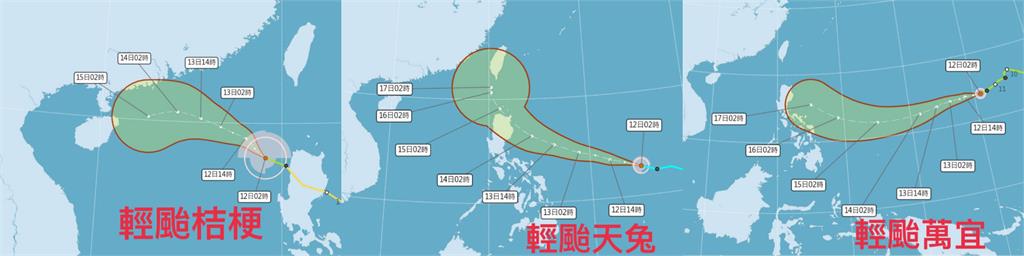 史上首見11月「4颱塞爆太平洋」!林嘉愷曝「天兔2模式路徑」:襲台大鬼轉