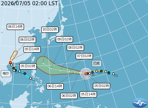 快新聞／熱到融化！全台飆高溫「午後雷陣雨狂炸」　強颱巴威最新動向曝