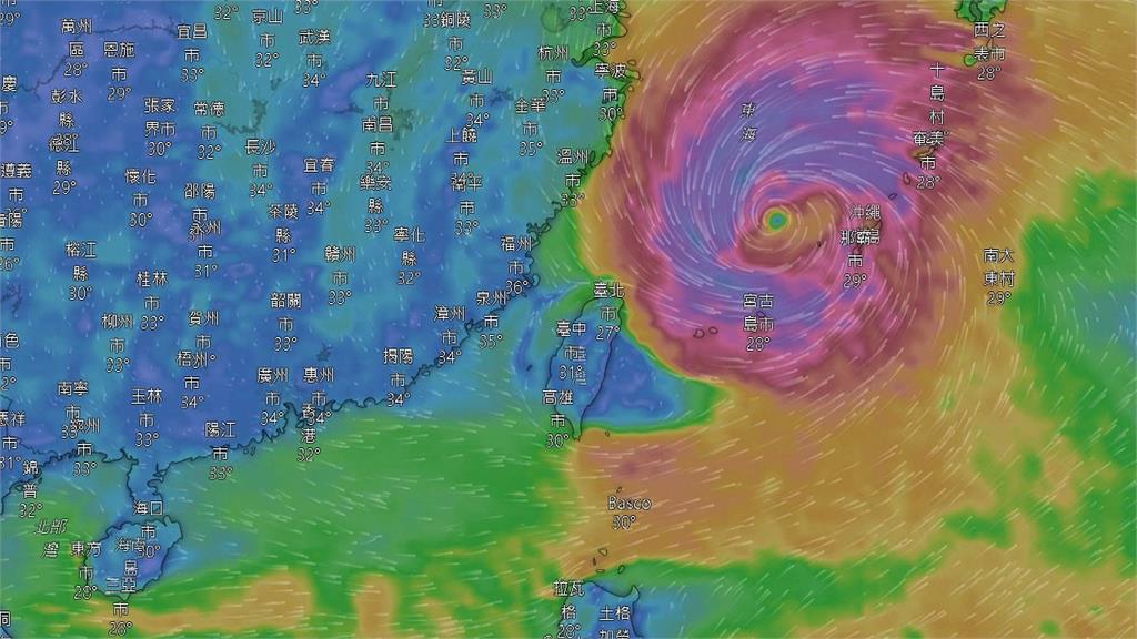 白海豚路徑擺盪今明影響大　綠島掀3米浪高多縣市巨浪告警
