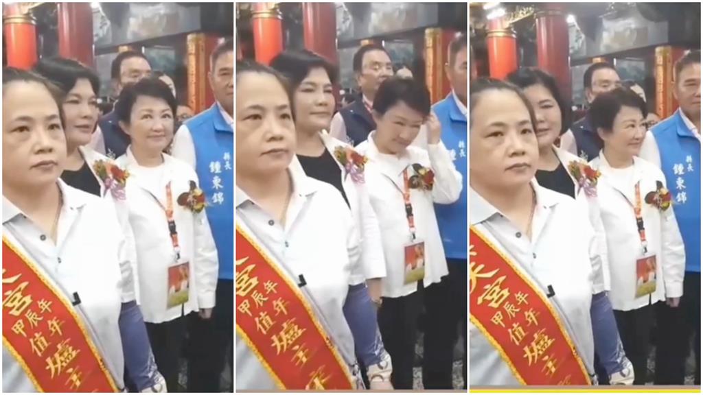 張麗善拜白沙屯「移走爐主」有夠勇!盧秀燕「尬到眼神飄」網洗版:怎敢