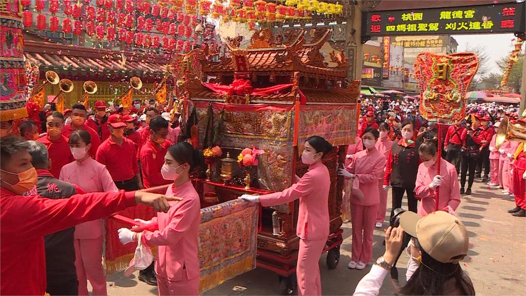 龍德宮8天7夜進香抵鹿港 天后宮熱情接駕