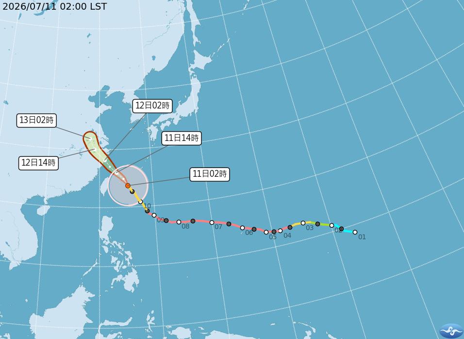 巴威凌晨暴風圈觸陸！深夜驚見挑戰「再開眼」專家示警中心對流增強企圖