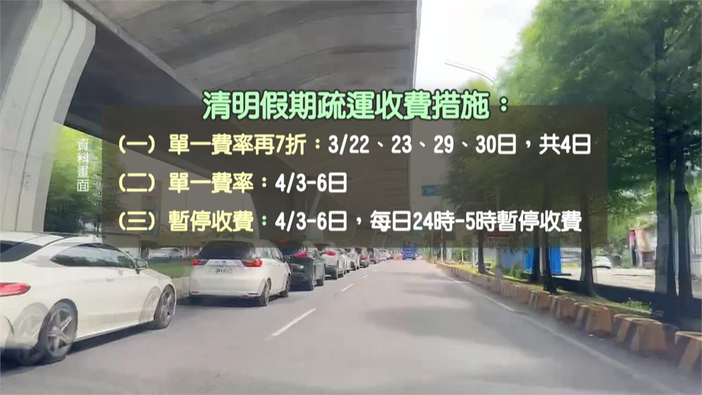 "勸世三姊妹"清明交通疏導 國道疏運措施優惠出爐