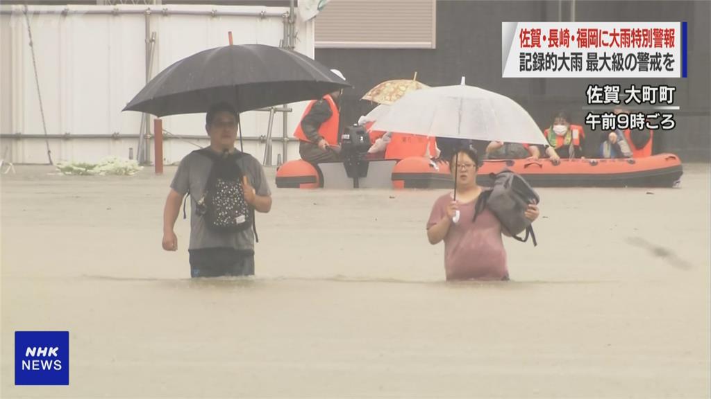 日本九州降致災性暴雨　長崎1死2失蹤