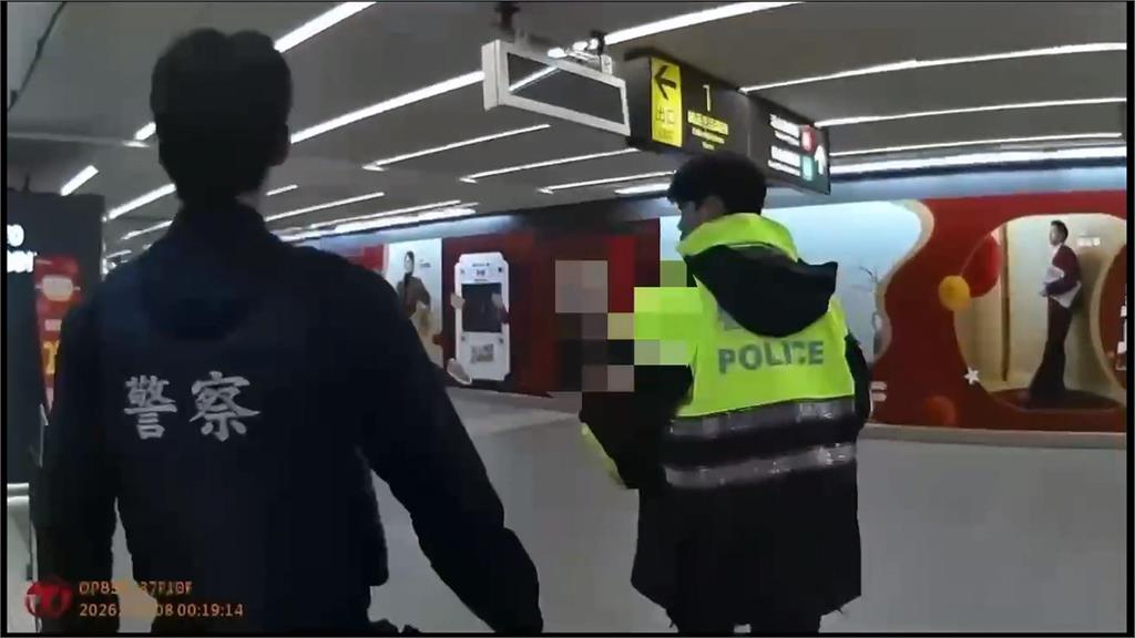 北捷中山站深夜驚魂　男「水果刀插口袋」民眾通報