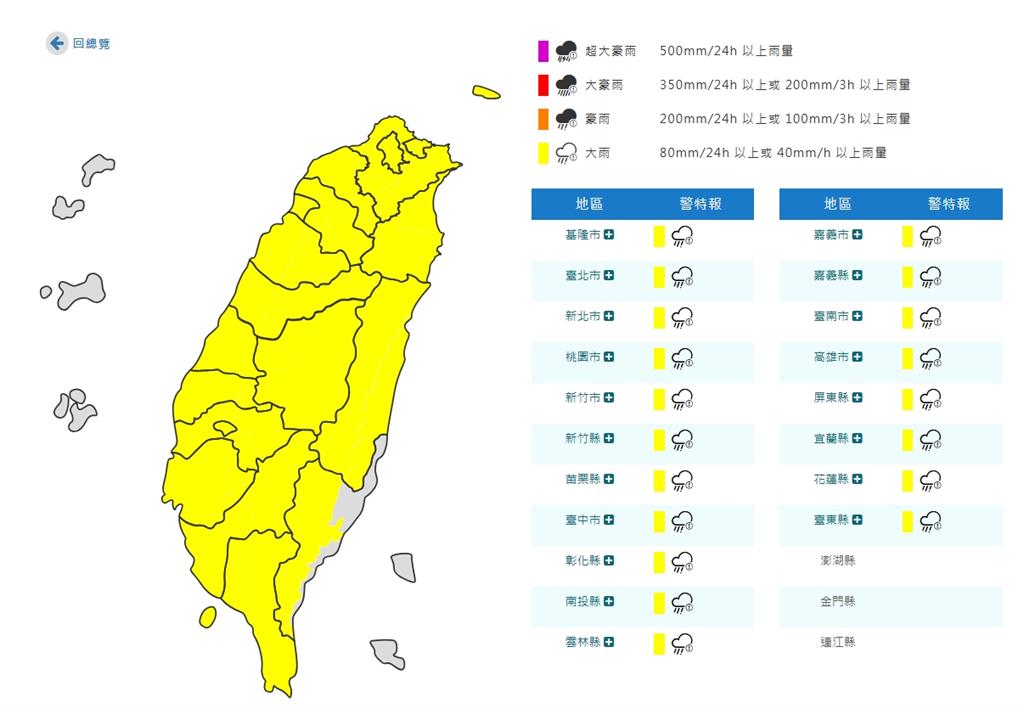 19縣市大雨特報「夏季天氣形態」將恢復!專家曝「新颱風」生成時間、機率