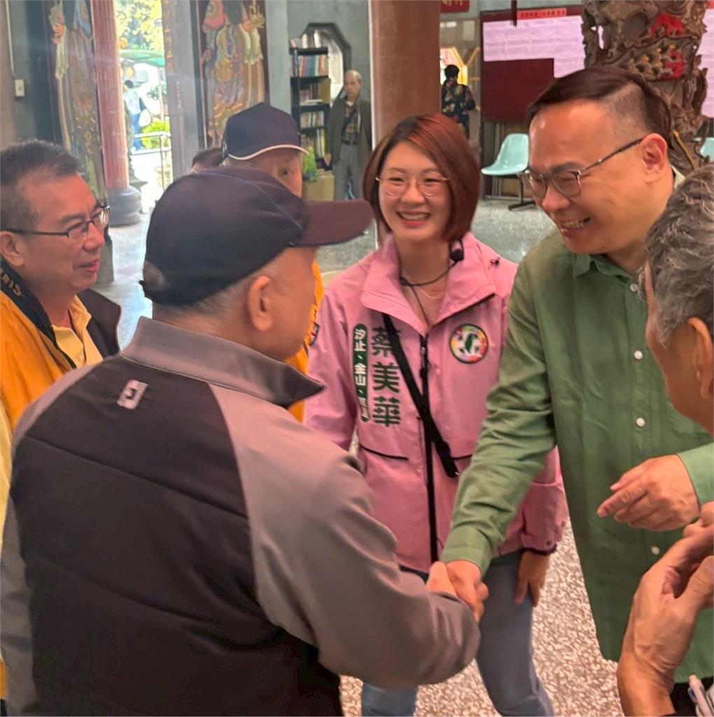 揪王義川訪最夯打卡點 蔡美華聖德宮宣誓：把汐金萬的美好介紹給全世界