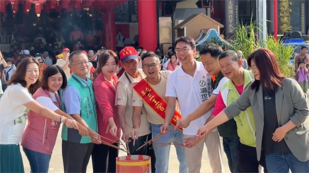 白沙屯媽祖來賜福！温世政參拜恭迎　拋「通血路」輕軌藍圖盼打通交通動脈