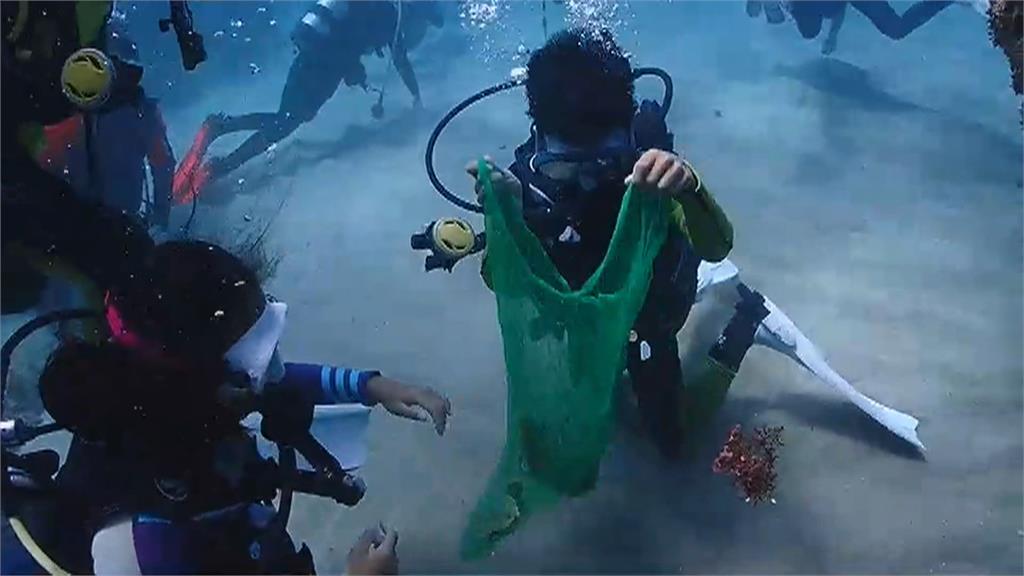 清除海底垃圾保育生態　屏東國小生組成「潛海小將」捍衛海洋