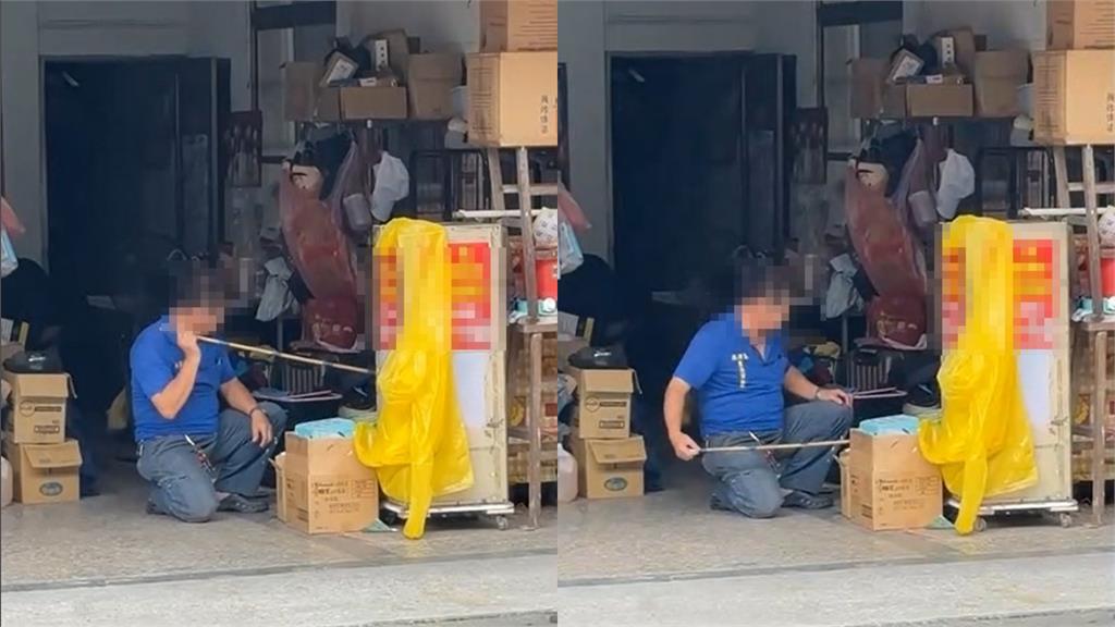 長棍狂戳猛敲「籠中小貓嘶吼逃竄」!碗粿店老闆涉虐貓畫面曝⋯網氣炸「蛋洗」門口