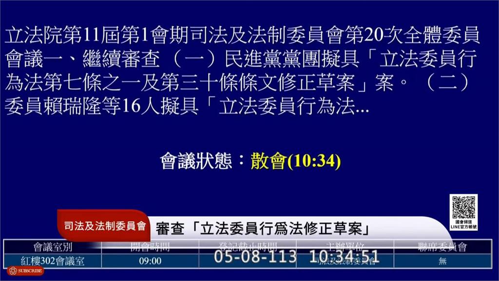 快新聞/藍營連5次發動散會動議沒收審查 公督盟怒轟:好好開會很難嗎?