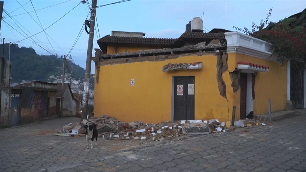 我友邦瓜地馬拉規模5.7地震　多建物毀、至少5傷