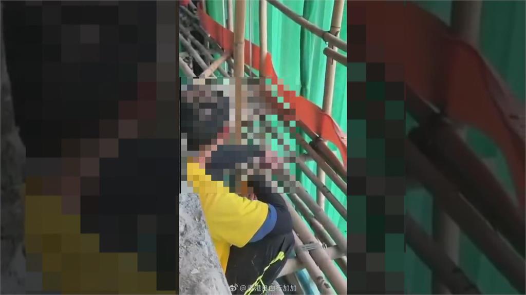 外牆維修違規釀禍? 香港宏福苑大火釀慘劇 竹棚鷹架變巨型煙囪