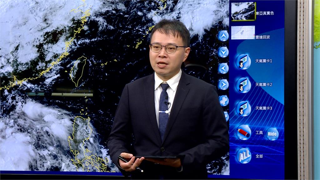週二起水氣增多連假雨勢明顯　賞月中南部機會大