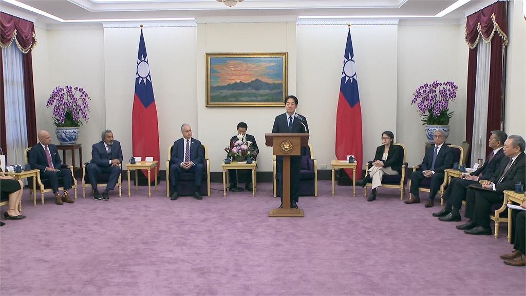 美「台灣連線」兩眾議員拜會蔡總統　親賀賴清德、蕭美琴當選正副總統