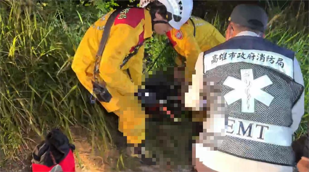 鄰居相揪鳳山水庫釣魚　返程駕駛「突昏迷」車墜斜坡1死、1傷