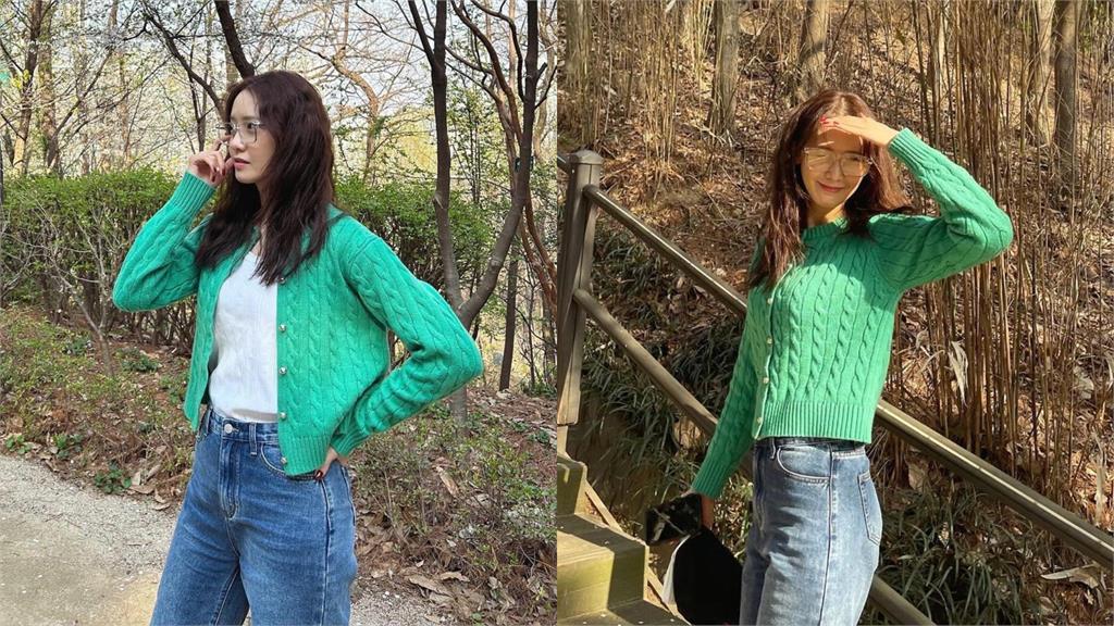 33歲潤娥「拔掉美瞳」模樣全變了!爬山熱暈「上身排釦大噴開」網傻:認不出?