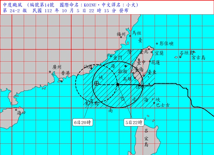 小犬緩慢西進...氣象局曝「再濕2天」!挾豐沛雨量「這地區」進帳最多