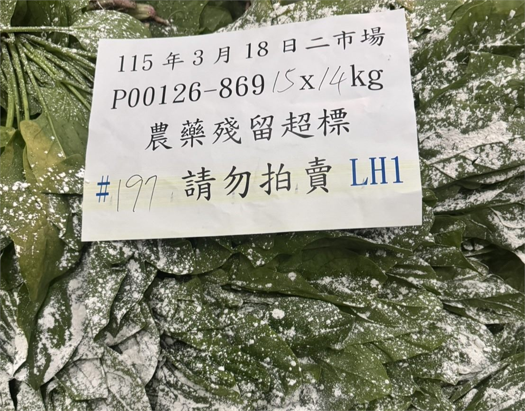 台灣常見3蔬菜竟檢出農藥超標?北農攔截8公噸毒果菜全數銷毀