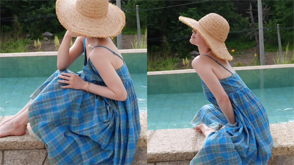 宋慧喬罕曬「泳池戲水照」！44歲「少女感滿滿」凍齡狀態驚呆網