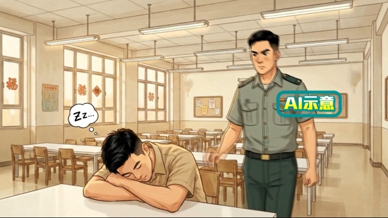 不滿上課睡覺被叫醒、懲處 替代役男痛毆長官「打到腦震盪」