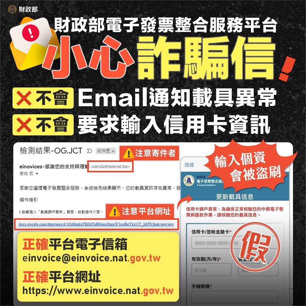 詐騙又出新招…Gmail「這封信」不要點！財政部「祭2招」示警：會被盜刷