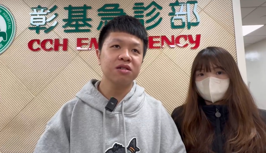 快新聞/急診護理師情侶逛街遇台中新光三越氣爆 衝下樓救人跪地CPR、打點滴