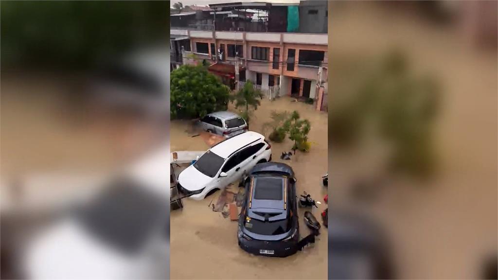 海鷗颱風襲菲律賓中部釀2死! 各地傳淹水災情急撤38萬人