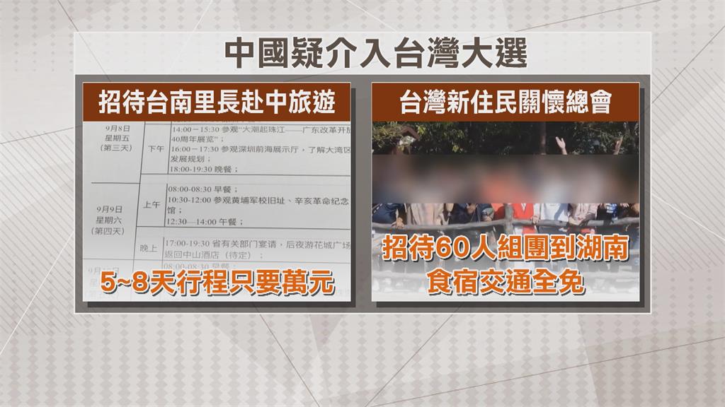 再傳中國旅遊招待！　台南新營交流協會理事長及16人涉介選