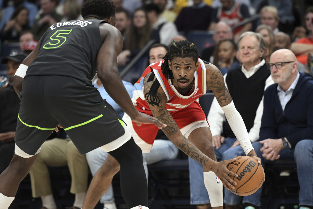 NBA(影)/「蟻人」狂轟44分! 灰狼客場大勝灰熊爭取季後賽有利位置