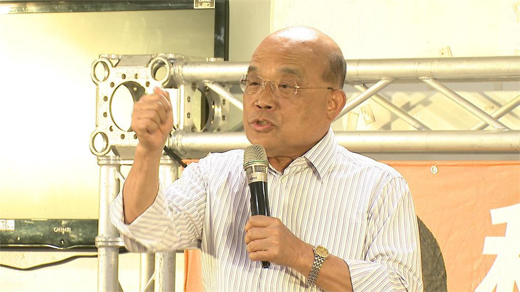 卸任閣揆後首次輔選! 蘇貞昌站台「子弟兵」張宏陸 高喊:衝衝衝