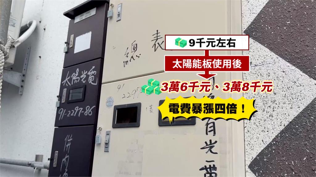 安裝太陽能板！電費從9千變3萬8　台東店家怒控慘當冤大頭