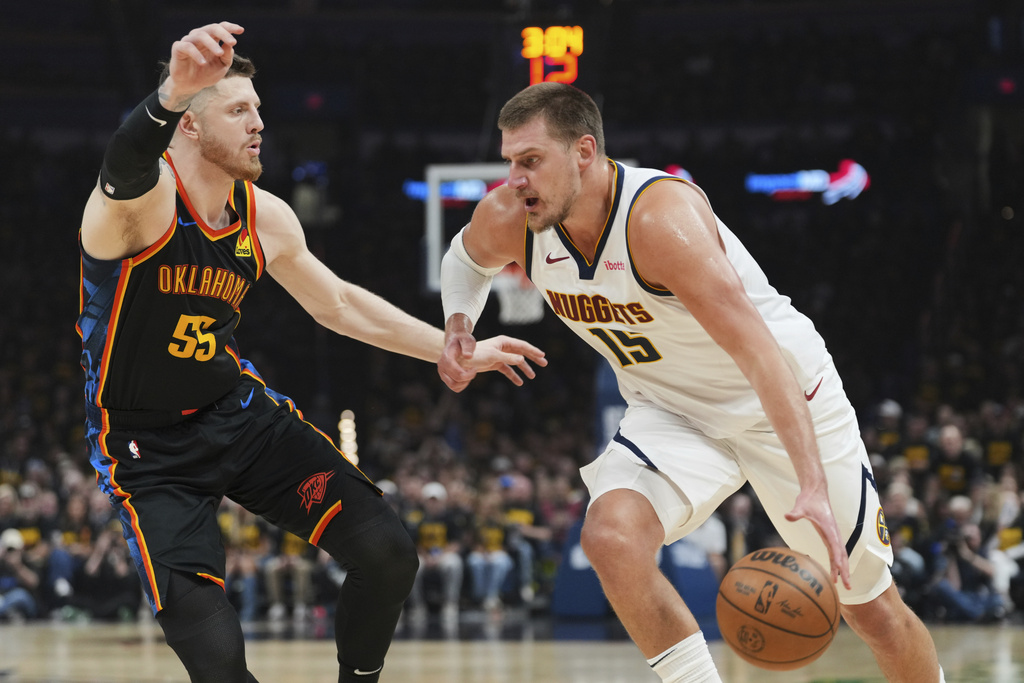 NBA季後賽(影)/雷霆炸裂三節就收工!SGA三節34分全隊狂轟149分打爆金塊